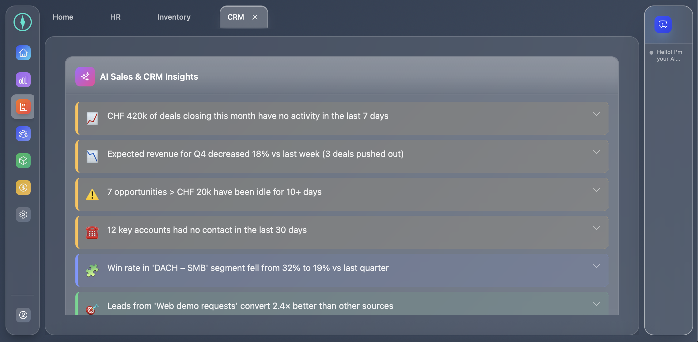 Navigo ERP Platform Preview